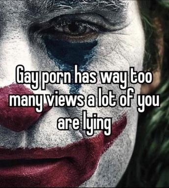 Reaction image meme about online video consumption, overlaid on a closeup of a painted clown face with an exhausted, skeptical expression.