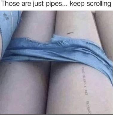 Internet bait-and-switch meme using double entendre and suggestive framing, with the punchline relying on the viewer's misinterpretation.