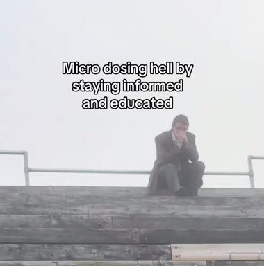 The philosophy of micro-managing existential dread through enlightenment — stay informed, stay educated.