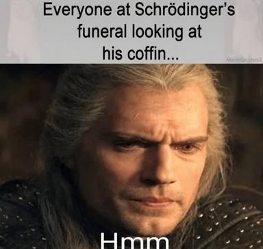Geralt's perpetually grave expression makes him useless at displaying funeral emotions—he always looks exactly like this.