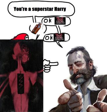 Harry Potter rejected for electrochemistry credentials; Breaking Bad's Walter White approves.